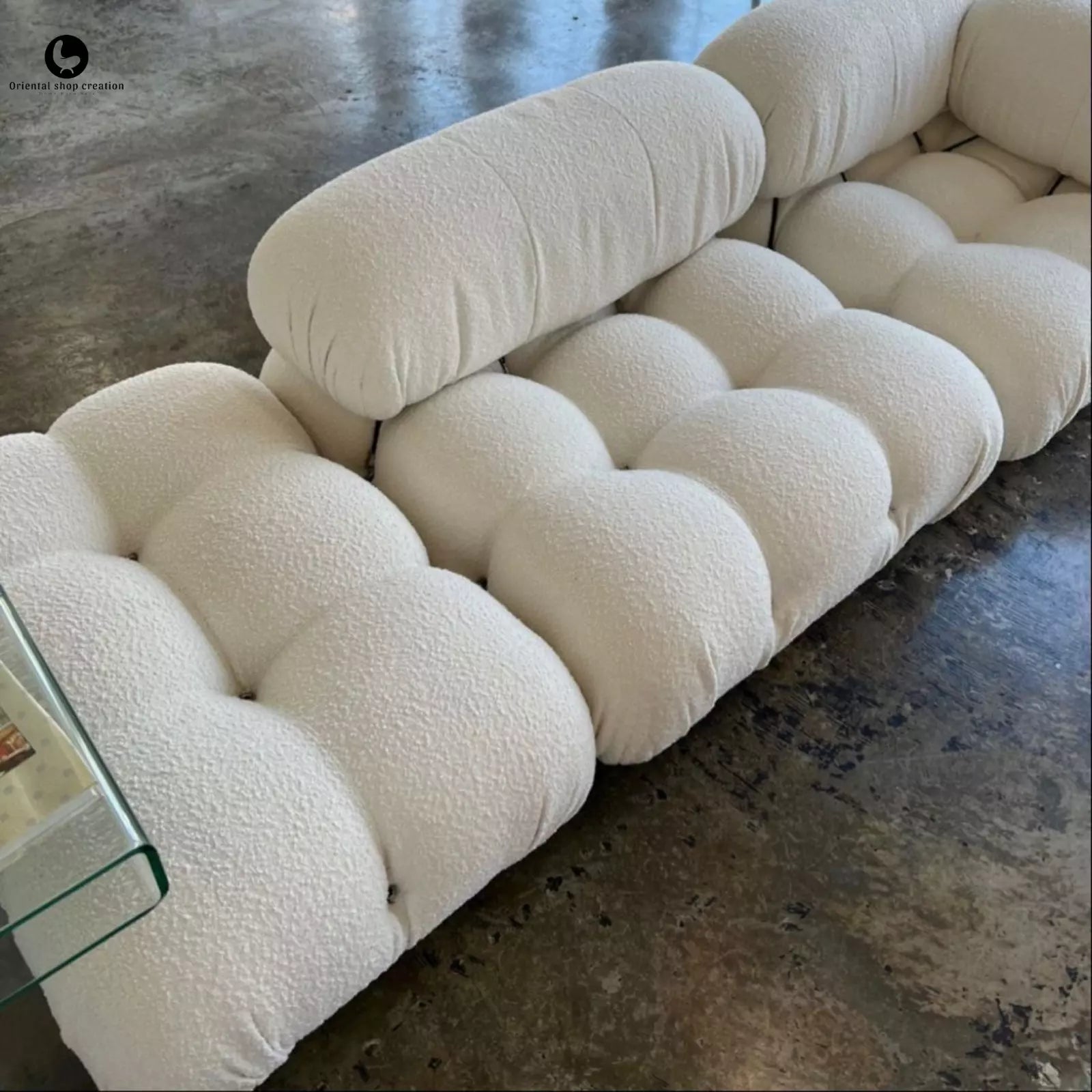 Inspired by Mario Bellini Modular Sofa - Customizable Design, Fabric and Color-